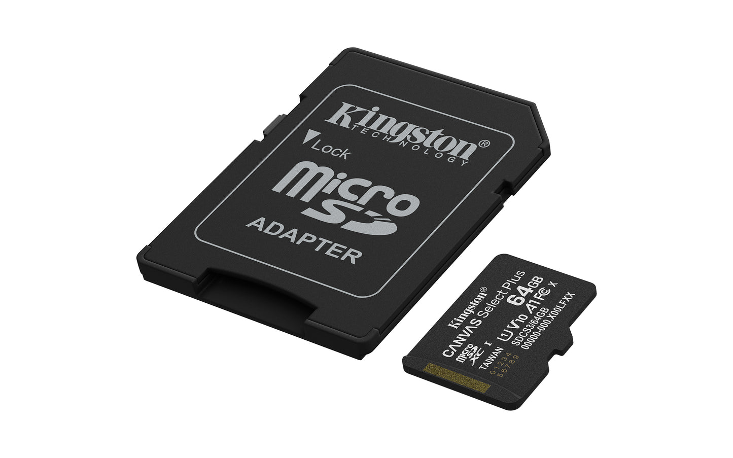SDCS3/64GB - Cartão de memória microSD de 64GB Canvas Select Plus Gen3 - Leitura: 100MB/s - Classe 10 - U1 - V10