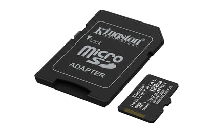 SDCIT2/128GB - Micro SDHC de 128GB uso Industrial classe C10 A1 tipo pSLC com adaptador SD.