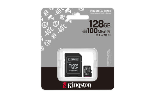 SDCIT2/128GB - Micro SDHC de 128GB uso Industrial classe C10 A1 tipo pSLC com adaptador SD.