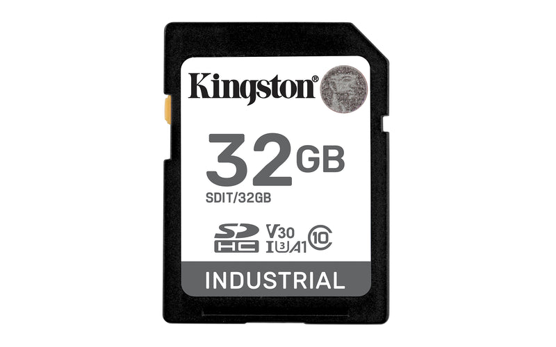 SDIT/32GB - SDHC de 32GB de uso Industrial classe C10 A1 tipo pSLC UHS-I U3 V30 (Leitura até 100MB/s).