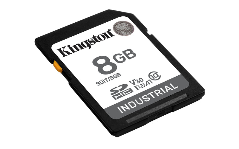 SDIT/8GB - SDHC de 8GB de uso Industrial classe C10 A1 tipo pSLC UHS-I U3 V30 (Leitura até 100MB/s).
