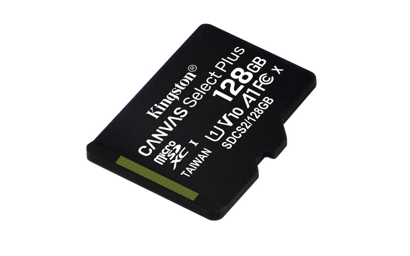 SDCS2/128GB - Cartão de memória microSD de 128GB Canvas Select Plus - Leitura: 100MB/s - Classe 10 com adaptador SD