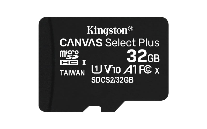 SDCS2/32GB-2P1A - Kit de Cartões de memória microSD (2 de 32GB) Canvas Select Plus - Leitura: 100MB/s - Classe 10 com adaptador SD