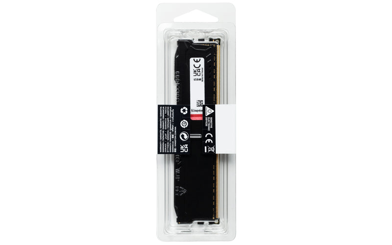 KF316C10BB/8 - Memória de 8GB DIMM DDR3 1600Mhz FURY Beast Black 1,5V 2Rx8 240 pinos para desktop/gamers.