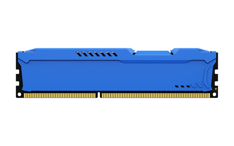 KF316C10B/4 - Memória de 4GB DIMM DDR3 1600Mhz FURY Beast Blue 1,5V 1Rx8 240 pinos para desktop/gamers.