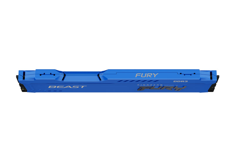 KF316C10B/8 - Memória de 8GB DIMM DDR3 1600Mhz FURY Beast Blue 1,5V 2Rx8 240 pinos para desktop/gamers.