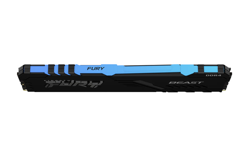 KF436C17BBA/8 - Memória de 8GB DIMM DDR4 3600Mhz FURY Beast RGB 1,35V CL17 1Rx8 288 pinos para desktop/gamers.