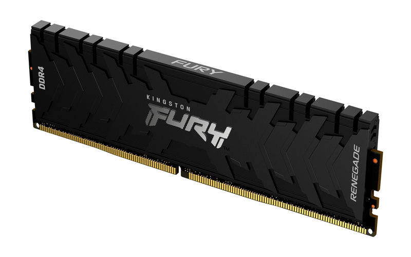 KF436C16RB/8 - Memória de 8GB DIMM DDR4 3600Mhz FURY Renegade Black 1,35V CL16 1Rx8 288 pinos para desktop/gamers.