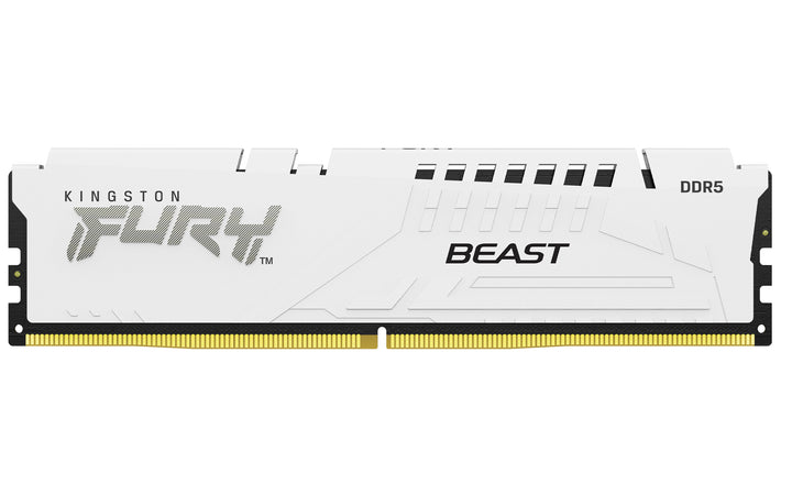KF556C40BW-16 - Módulo de memória de 16GB DIMM DDR5 5600Mhz FURY Beast White 1,25V 1Rx8 288 pinos para desktop / gamers.