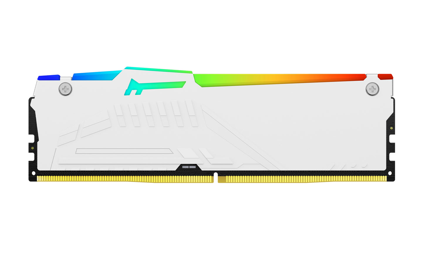 KF556C36BWEA-32 - Módulo de memória de 32GB DIMM DDR5 5600Mhz CL36 FURY Beast White RGB 1,25V 2Rx8 288 pinos para desktop / gamers.