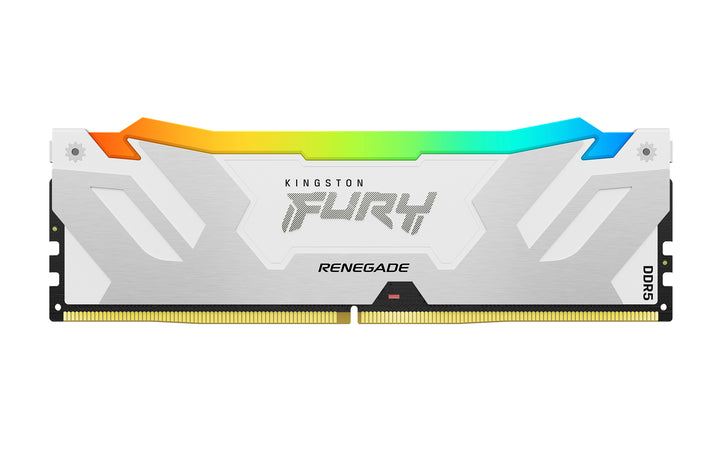KF564C32RWA-16 - Módulo de memória de 16GB DIMM DDR5 6400Mhz FURY Renegade White RGB 1,35V 1Rx8 288 pinos para desktop / gamers.