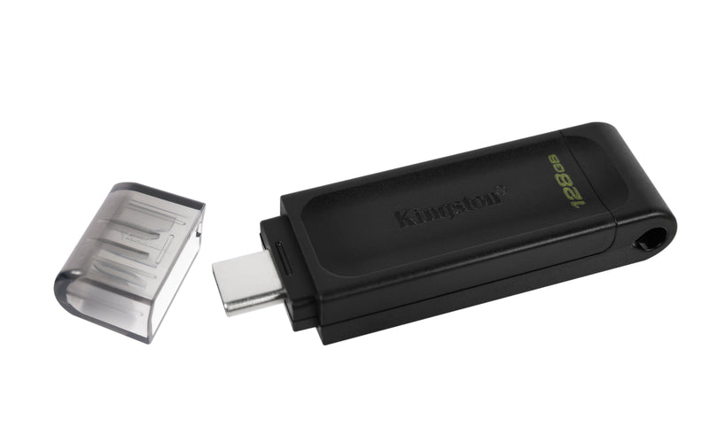 DT70/128GB - Pen drive de 128GB padrão USB-C velocidade 3.2 Geração 1