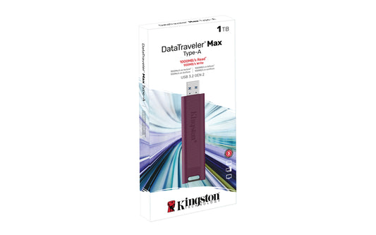 DTMAXA/1TB - Pen drive de 1TB padrão USB 3.2 Gen. 2 Tipo A de altas velocidades (Leitura = 1000MB/s; Escrita = 900MB/s).
