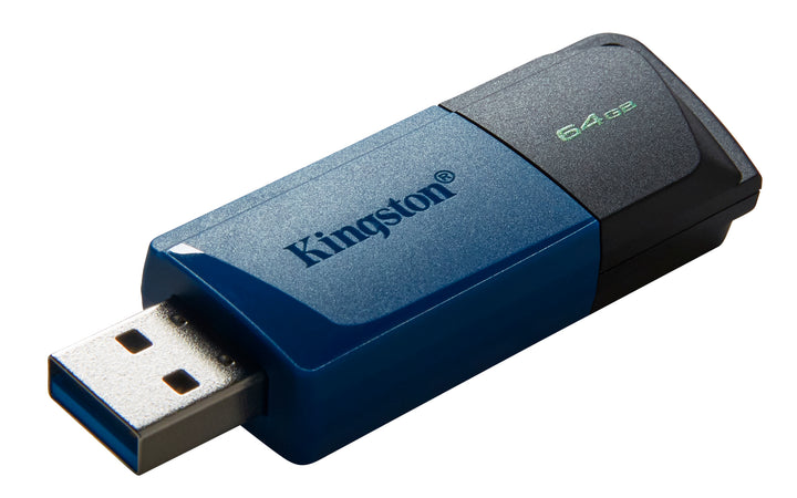 DTXM/64GB - Pen Drive de 64GB Exodia M padrão USB 3.2 Ger.1 (preto e azul).