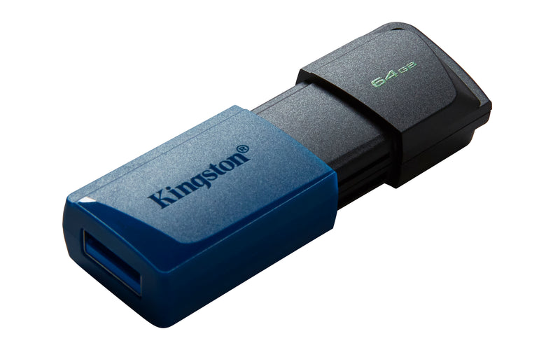 DTXM/64GB - Pen Drive de 64GB Exodia M padrão USB 3.2 Ger.1 (preto e azul).