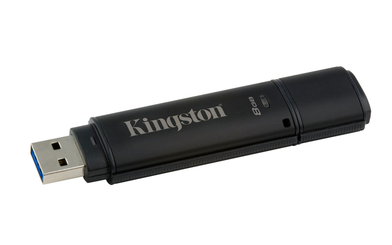 DT4000G2DM/8GB - Pen Drive de 8GB USB 3.0 Data Traveler Série 4000G2 c/ criptografia AES 256bits