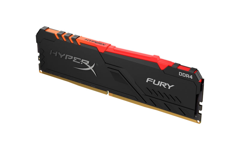 HX426C16FB4A/16 - Memória HyperX Fury RGB de 16GB DIMM DDR4 2666Mhz 1Rx8 1,2V para desktop - ÚLTIMA PEÇA