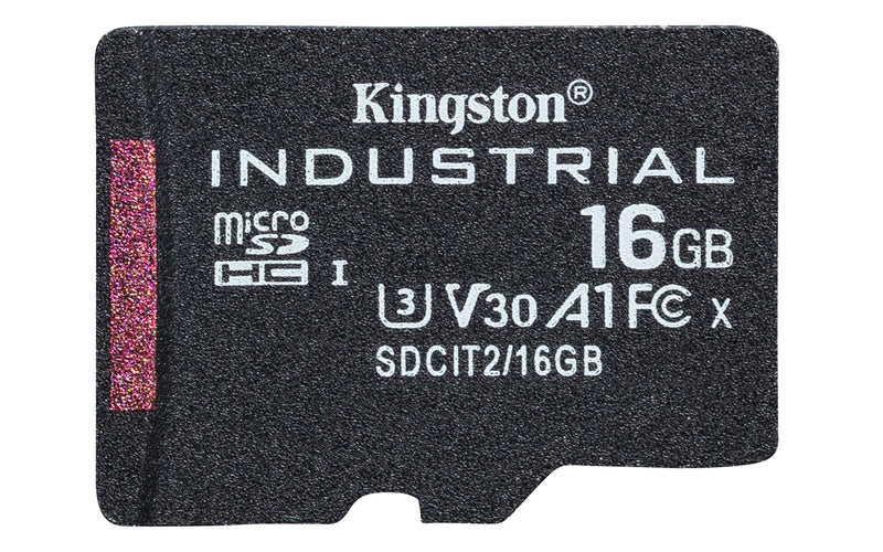 SDCIT2/16GB - Micro SDHC de 16GB uso Industrial classe C10 A1 tipo pSLC com adaptador SD.