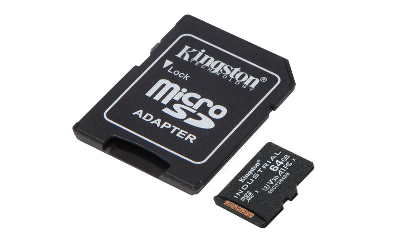 SDCIT2/64GB - Micro SDHC de 64GB uso Industrial classe C10 A1 tipo pSLC com adaptador SD.