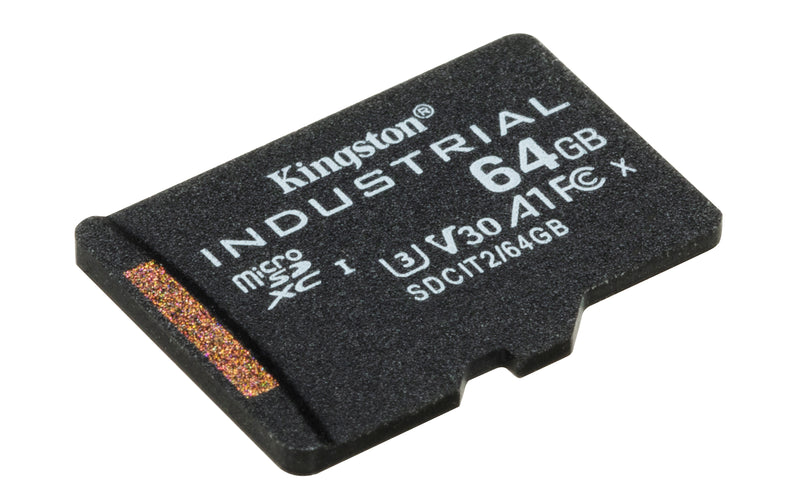 SDCIT2/64GB - Micro SDHC de 64GB uso Industrial classe C10 A1 tipo pSLC com adaptador SD.