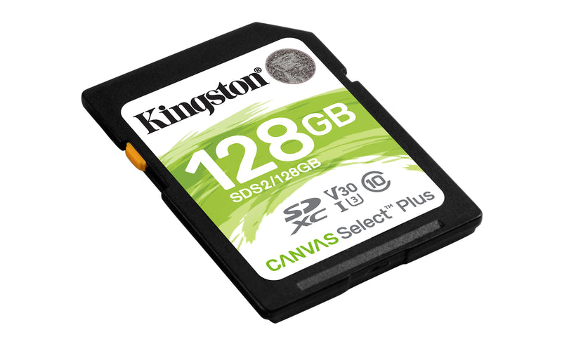 SDS2/128GB - Cartão de memória SD de 128GB Canvas Select Plus - Leitura: 100MB/s - Classe 10