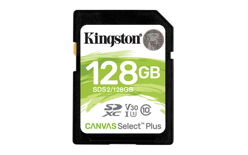 SDS2/128GB - Cartão de memória SD de 128GB Canvas Select Plus - Leitura: 100MB/s - Classe 10