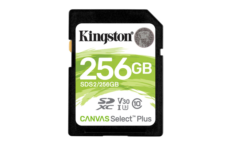 SDS2/256GB - Cartão de memória SD de 256GB Canvas Select Plus - Leitura: 100MB/s - Classe 10