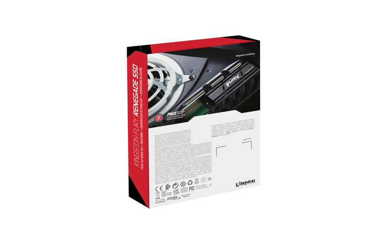 SFYRDK/2000G - SSD FURY RENEGADE de 2TB PCIe Ger. 4.0 M.2 2280 NVMe para gamers/entusiastas com Dissipador adicional de calor (ideal para o PS5).