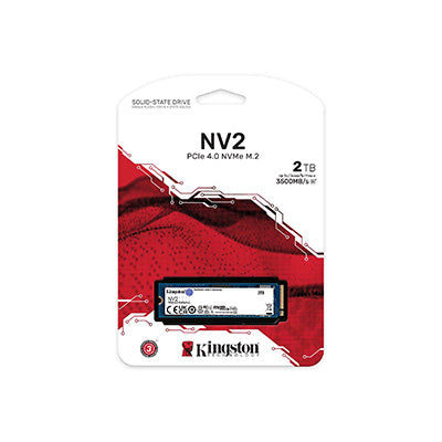 SNV2S/2000G - SSD de 2TB padrão NV2 formato M.2 2280 NVMe 4.0 ultra rápido (Leitura/Gravação: 3500/2800 MB/seg).