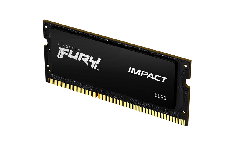 KF318LS11IB/4 - Memória de 4GB SODIMM DDR3 1866Mhz FURY Impact 1,35V 1Rx8 204 pinos para notebook/gamers.