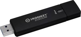 IKD300S/8GB - Pen drive IronKey de 8GB USB 3.0 c/ criptografia AES 256